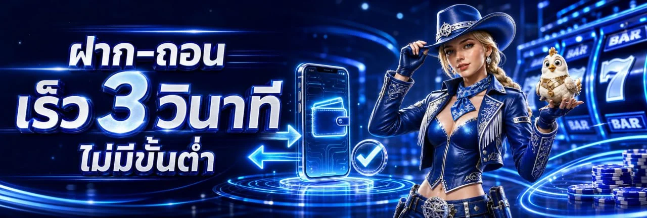 ระบบฝากถอนออโต้ FINTECH รวดเร็วไม่มีขั้นต่ำ